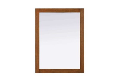 Elegant Lighting VM32736 Norah 27''W x 36''H Rectangular Flat - Brandy Walnut