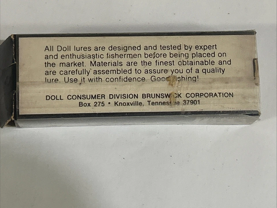 Muñeca Top Secret Raro Vintage Color Señuelo de Pesca Rojo/Verde/Amarillo 3/8 TALLA NOS Foto 4 de 4