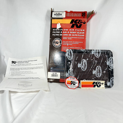 Brand New SEALED K & N Engineering 332072 ReUsable Filter - Air Filter