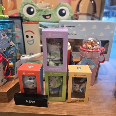 STARBUCKS Korea 2026 Toy Story Woody Bearista Keychain Plush Doll