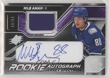 2022-23 SPx Rookie Auto Jersey Spectrum 48/65 Tier 1 Nils Aman #NA Auto 19sa
