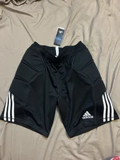 NWT Adidas Tierro Padded AeroReady Soccer Goalkeeper Shorts Black FT1454 Mens S