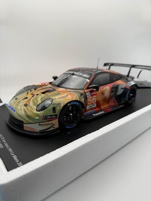 Spark Porsche 911 RSR Team Project 1 No.56 Le Mans 2019 1:18 Diecast OVP   LMGTE