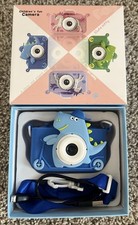 Blue Dinosaur Kids Camera - 32GB Micro SD - Games, Video, Pictures