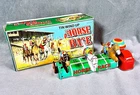 Tin Litho Horse Racing Game 7.5" by Schylling, Wind Up w/ Original Box