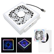 Game Console Cooling Fan Efficient Low Noise Cooler Fan With Colorful Light New