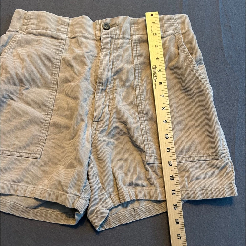 Pantalones Cortos Towncraft Para Hombre Pana Talla 32 Beige Informal Cintura Elástica Playa De Colección Foto 3 de 4