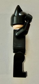 LEGO Catwoman Minifigure Black Suit with Dark Purple Trim Red Lips bat003