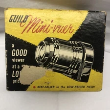 Vintage Guild Mini Viewer for 2 inch Slides -Purple Marble Color Plastic