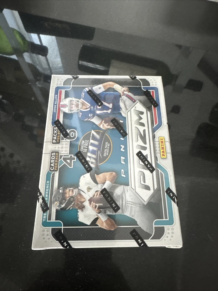 Panini Prizm Football Blaster Disco Prizms 2021 sellado de fábrica + 3 bonos sellados Foto 3 de 4