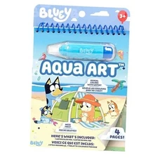 Horizon Group USA Bluey Aqua Art - Reusable Water Reveal Activity Pages With 