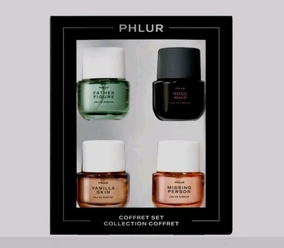 4 PC  PHLUR MINI PERFUME SAMPLER COFFRET SET 7mL  LIMITED EDITION NEW IN BOX A+