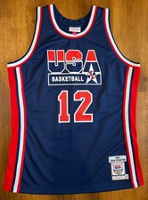 Mitchell & Ness 1992 USA Basketball "Dream Team” John Stockton Jersey Size Large