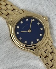 Cartier Panthere Cougar Diamond Lacquer Dial 18ct Gold Ladies Watch 2026 Service