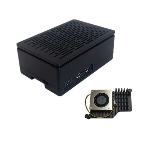 Enclosure Case with Optional Official Heatsink Fan for RPI5 Development Board - Afbeelding 10 van 12