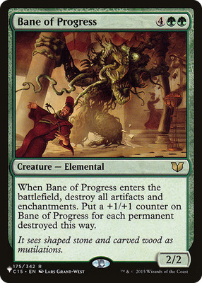 Bane of Progress Rare The List Reprints #C15-175 Near Mint