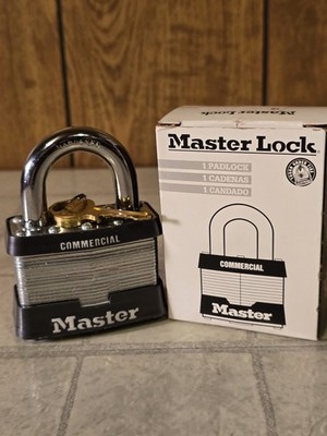 Master Lock No.15 Commercial Super Security Padlock ~ LARGE SIZE - NIB 