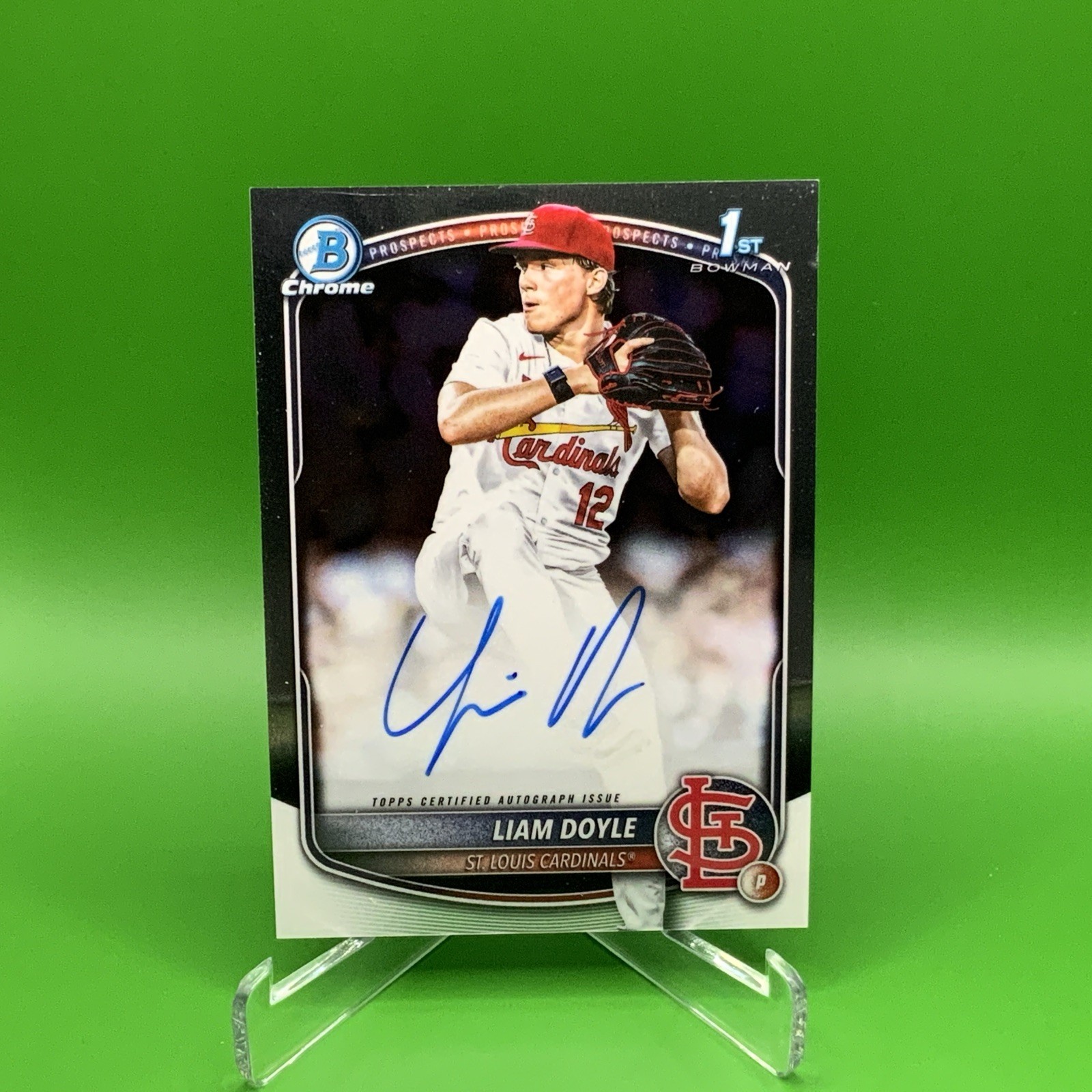 2025 Liam Doyle Bowman Draft Chrome 1st Bowman Base Auto #CPA-LD