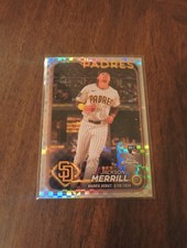 2024 Topps Chrome Update Series Jackson Merrill #USC57 Rookie Debut X-fractor 