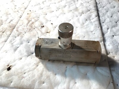 Bruning Accutrol Model 14921-B4 Hydraulic Control Valve