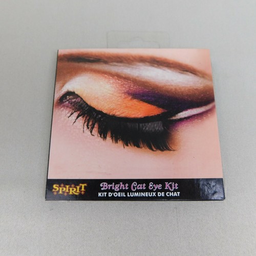 Spirit Halloween Bright Cat Eye Makeup Eyeshadow Palette Orange Purple #4916