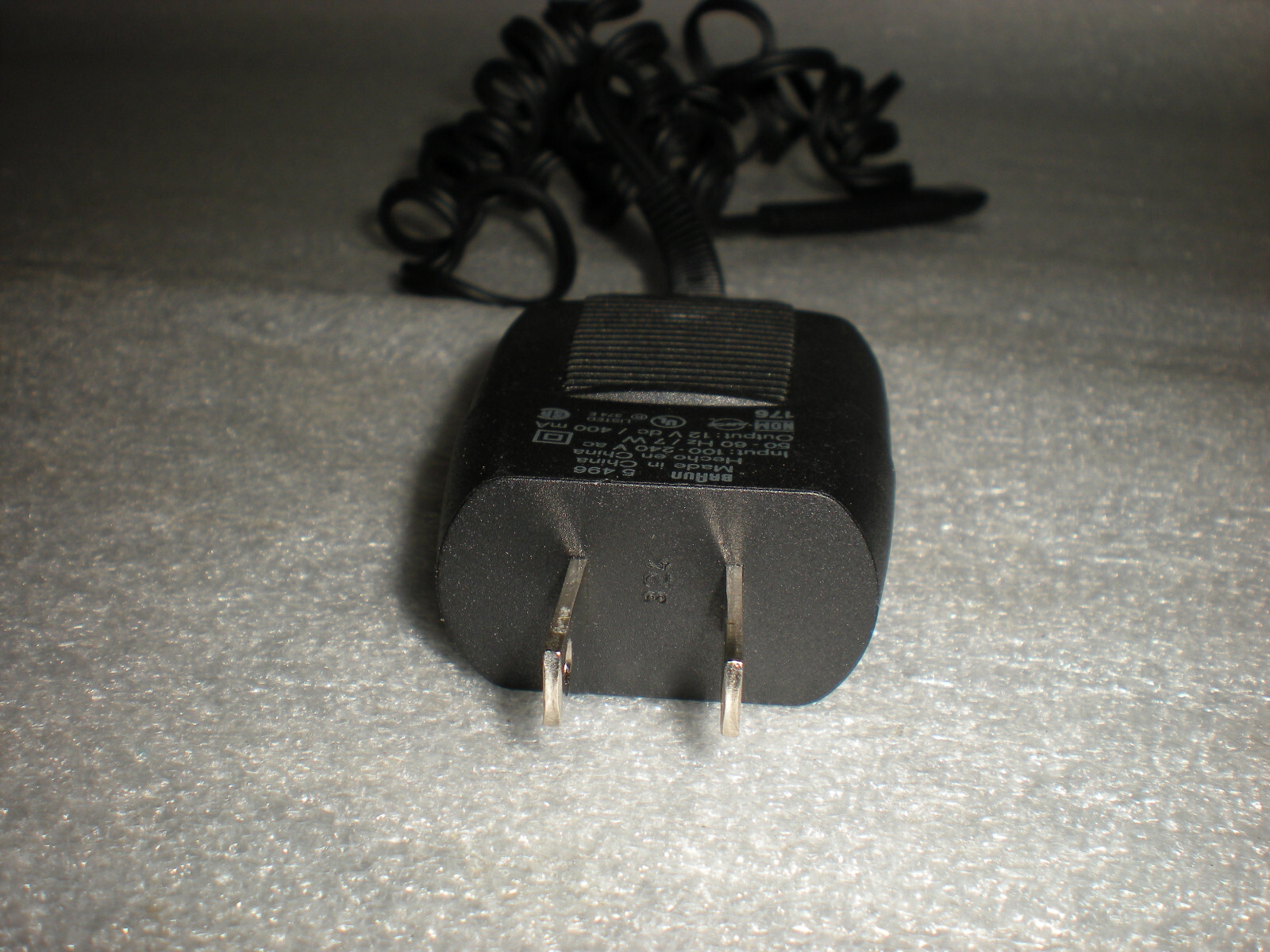 Original OEM Genuine Braun 5496 Shaver/Razor Charger Power Adapter Cable