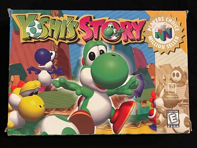 Yoshi's Story (Nintendo 64, 1998) BOX ONLY Authentic N64