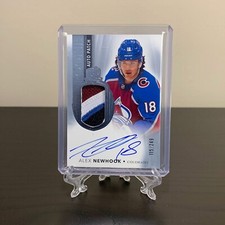 2021-22 Upper Deck The Cup Alex Newhook Rookie Auto Patch Rookie /249 RPA #119