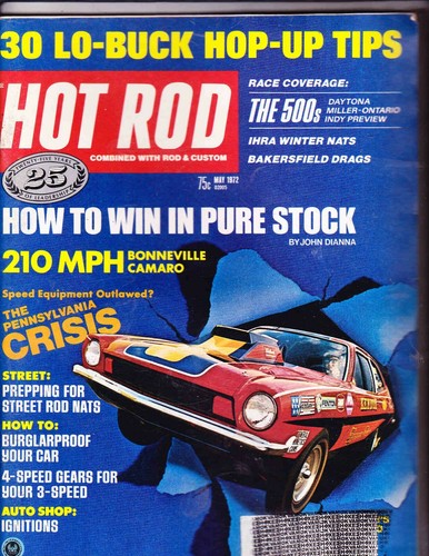 HOT ROD MAGAZINE----MAY 1972