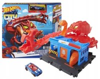Hot Wheels City Track Set Scorpion Flex Attack + Car HDR32