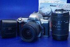 Nikon N65 SLR 35mm Film Camera with 2 Lenses and Filter Set