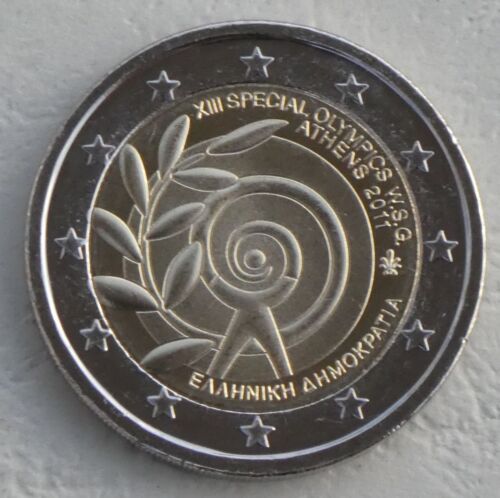 Moneta okolicznościowa 2 euro Grecja 2011 Olimpiady Specjalne unz - Zdjęcie 1 z 1