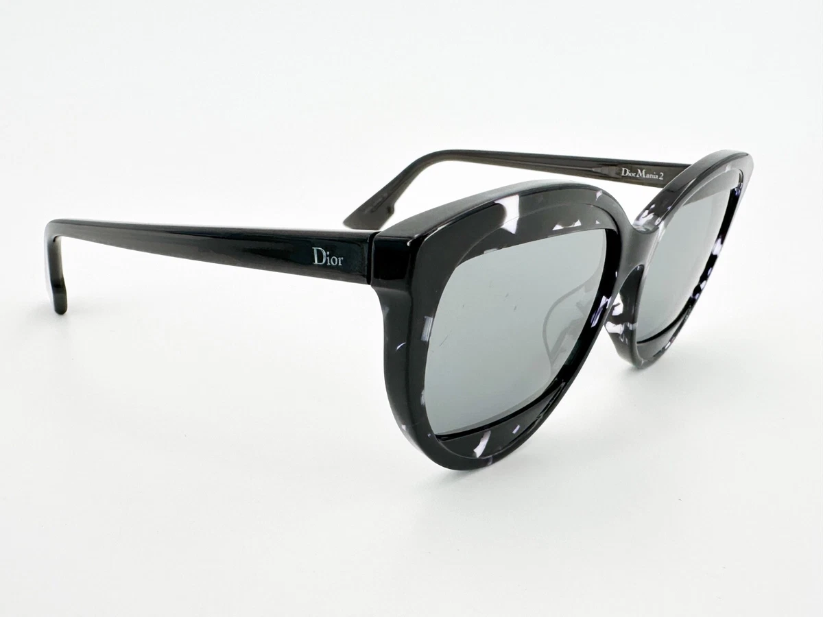 Christian Dior 2017A 95 Sunglasses Womens Black Tortoise Oval Gray Lens Logo Christian Dior 2005 Sunglasses Optyl Tortoise Oversized  main image 4