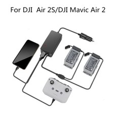 Battery Car Charger USB Charging Controller Phone Hub for DJI Air 2S/Mavic Air 2