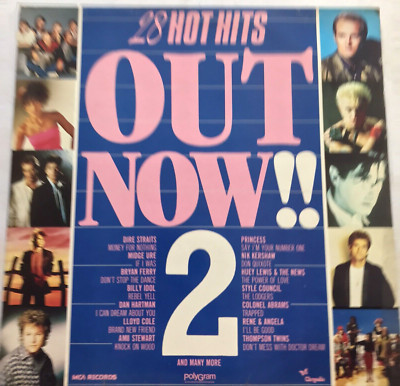 Out Now 2 - 28 Hot Hits - 2LP Vinyl Compilation 1985