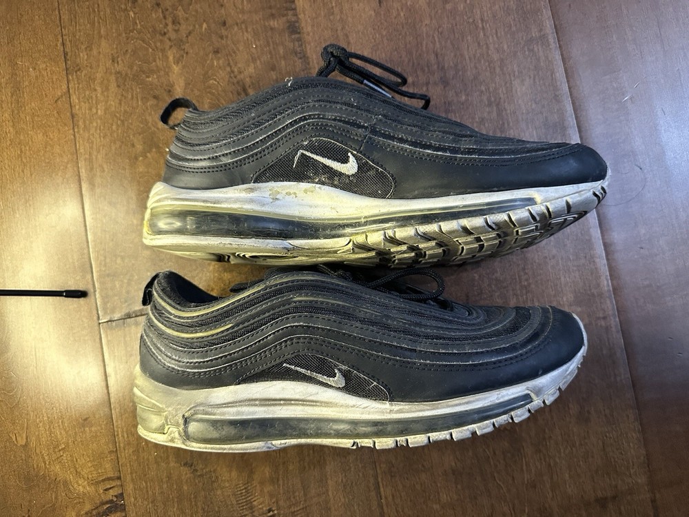 Men’s Nike Air Max 97 Navy Size 9 Black Preowned Sneakers