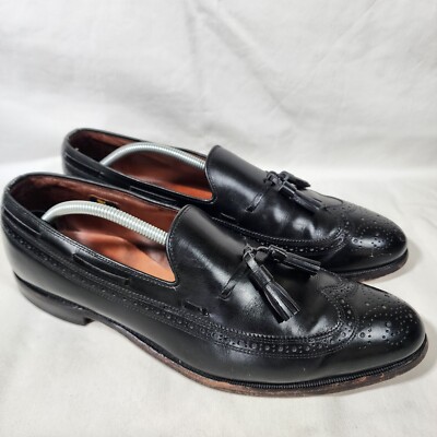 Allen Edmonds Manchester Tassel Wingtip Slip On Dress Shoes - Black - 10 D Allen Edmonds Manchester Tassel Wingtip Slip On Dress Shoes  main image 3