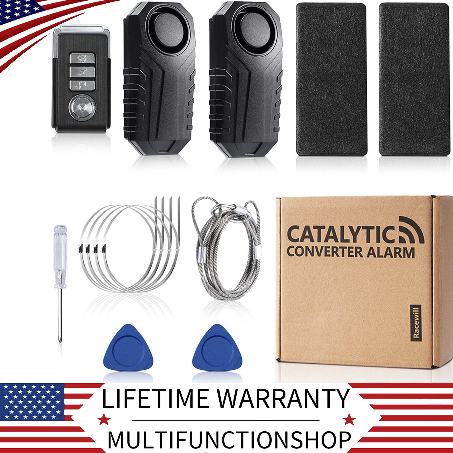 Loud 113dB Catalytic Converter Alarm AntiTheft Device Protection Waterproof Car eBay