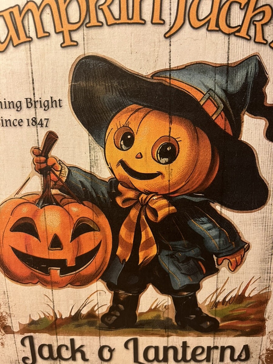 Pumpkin Jack's Jack O Lanterns, Retro Halloween Handcrafted Sign Pumpkin Jack's Jack O Lanterns, Retro Halloween Handcrafted Sign