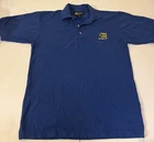 Best Buy Employee Uniform Blue Polo Short Sleeve Shirt Size Medium