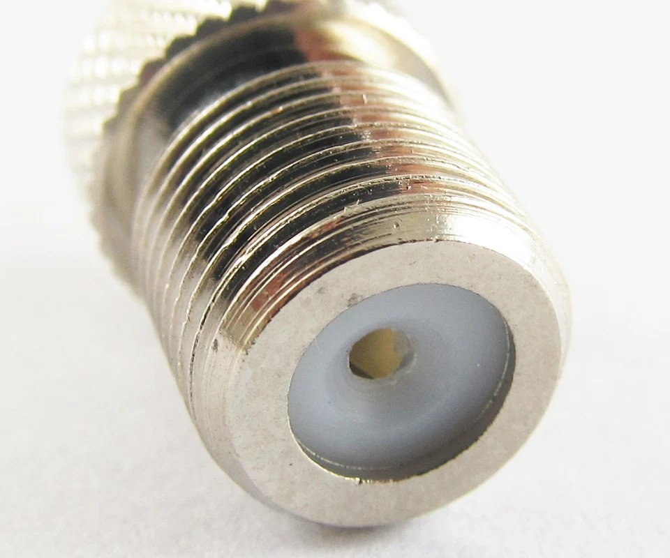 4pcs Brass F Female Jack to MCX Male Plug Straight RF Coaxial Adapter Connector - Image 4 of 4