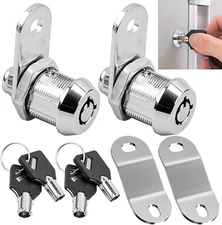 Truck Tool Box Locks, 2-Pack 5/8" Cylinder Key Alike Cam Lock Replacement