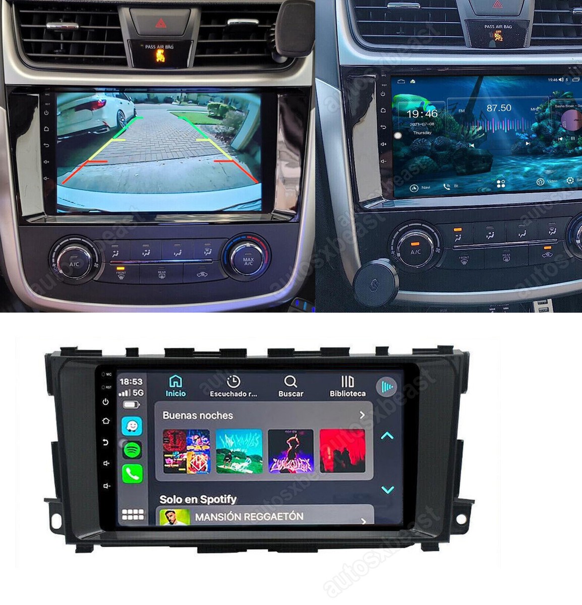 For 2015-2017 Nissan Altima Car Stereo Radio Apple CarPlay and