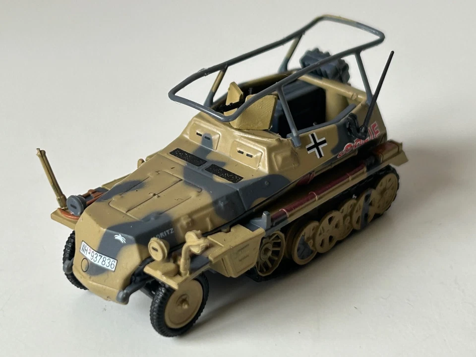 Sd.Kfz.250 1942 Wehrmacht Nazi Germany Military Car Tank Model Diecast 1:72 - Image 4 of 4