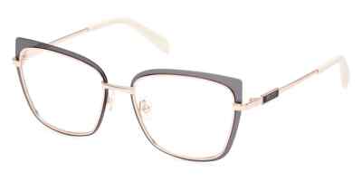 Emilio Pucci EP 5219 020 Black Cat Eye Metal Eyeglasses Frame 54-17-140