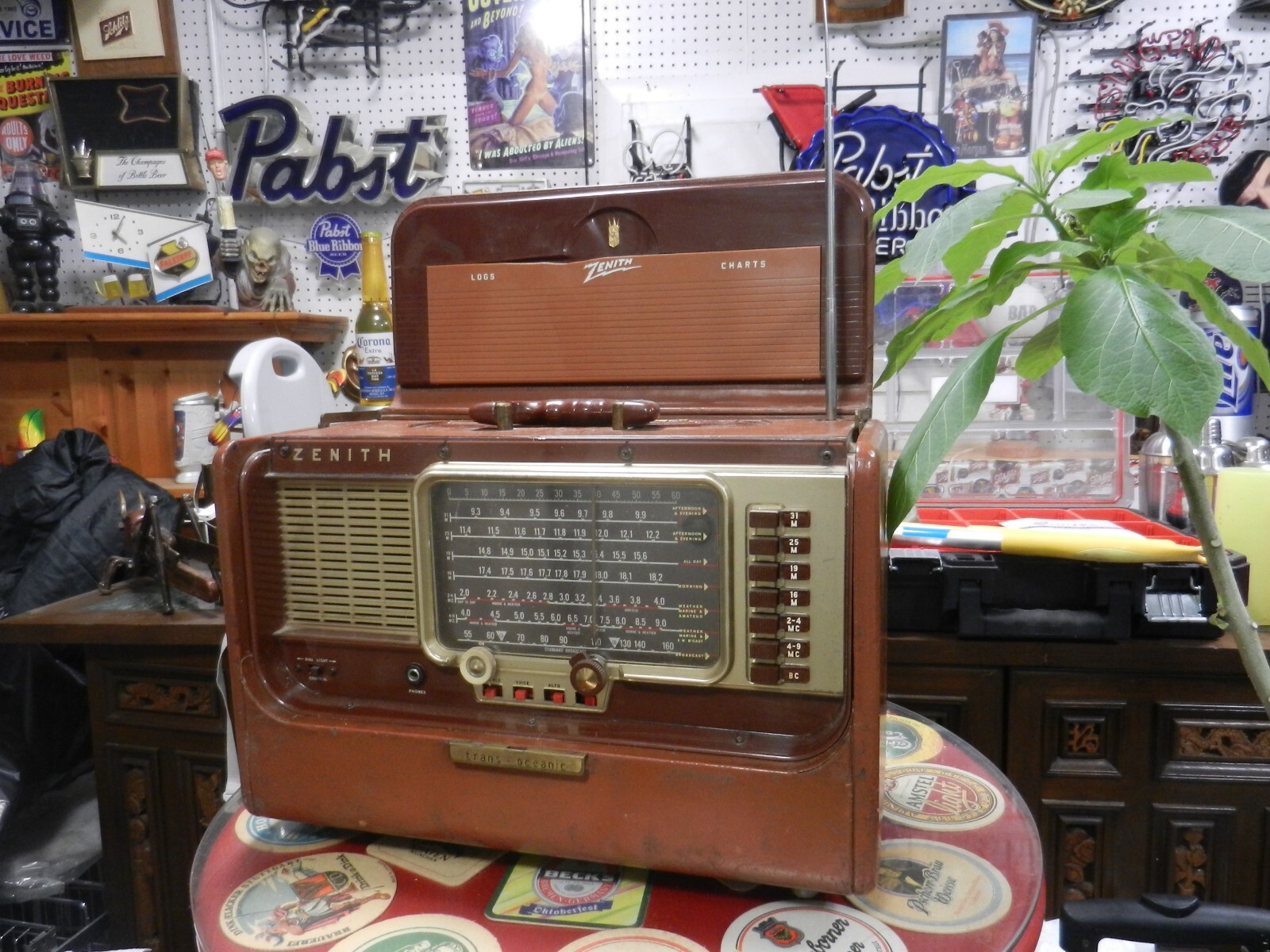 ZENITH TRANSOCEANIC SHORT WAVE RADIO Y600 eBay