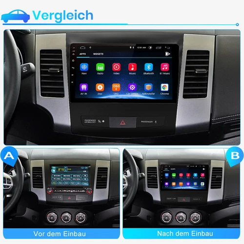 32G Für Mitsubishi Outlander II CWW 2005-2011 Android13 Autoradio CarPlay GPS - Bild 2 von 12