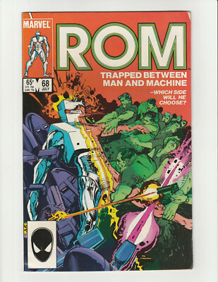 Rom Spaceknight #68 1985 Marvel Comic Book 7.5 VERY FINE- Space Adventure
