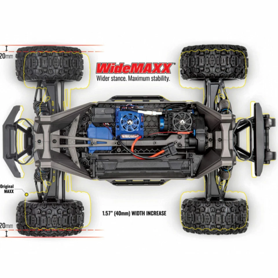 Traxxas TRX89086-4-GRN Wide Maxx  Monster Truck Grün  Brushless 4S 1:10 TQI 95km - Bild 2 von 4