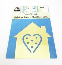 Plaid, All Night Media, Brass Stencil, House Stencil, Heart Home Stencil